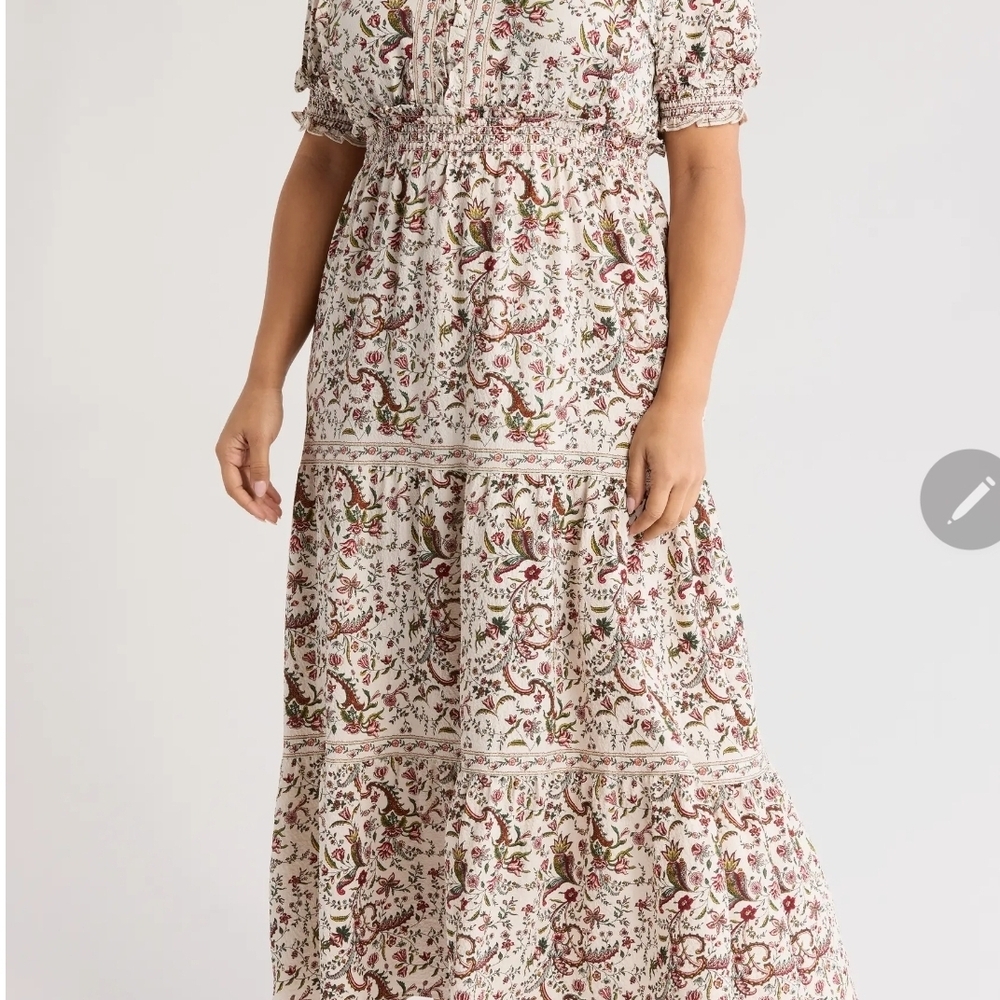 Max Studio Floral Print Maxi Dress #227